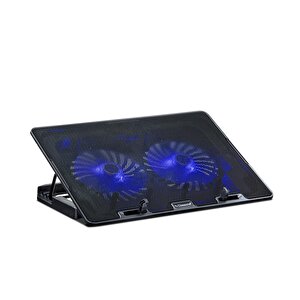 M30 Notebook Standı Ve Soğutucu Mavi Led 14-15.6 Inch, 2 Fan, 2 Usb