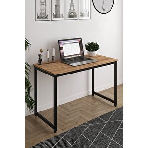 Ae-4600 Çalışma Masası 120'lik Atlantik Çam Suntalı Ve Metalli Bilgisayar Masası Ofis Masası