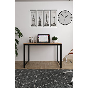 Ae-4600 Çalışma Masası 120'lik Atlantik Çam Suntalı Ve Metalli Bilgisayar Masası Ofis Masası