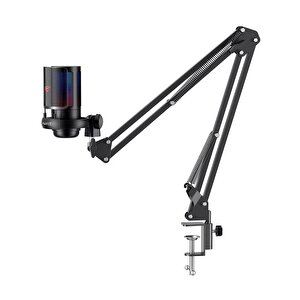 Havit Gamenote Gk50 Pro Rgb Gaming Profesyonel Oyuncu Yayıncı Mikrofonu Ve Masa Standı