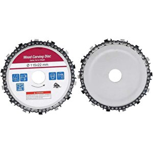 Profesyonel Ahşap Oymacılığı Diski 115 Çap 22mm Zincirli Kesme Diski Spiral Odun Testeresi