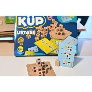 Küp Ustası: Mantık Ve Matematik Zeka Oyunu Eğitici Ve Eğlendirici Doğal Ahşap Akıl Oyunu