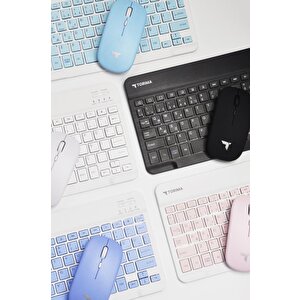 Tori̇ma Beyaz Tmk-04 Kablosuz Klavye Ve Mouse Seti