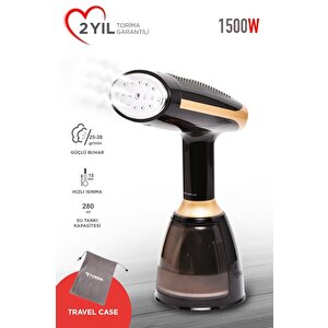 Torima  Ky-003 Siyah Taşınabilir Seyahat Boy Dikey Buharlı Ütü