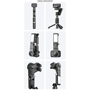 Torima Q18 Siyah Led Işıklı Kumandalı Çok Amaçlı Tripod Selfie Çubuğu