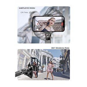 Torima Q18 Siyah Led Işıklı Kumandalı Çok Amaçlı Tripod Selfie Çubuğu