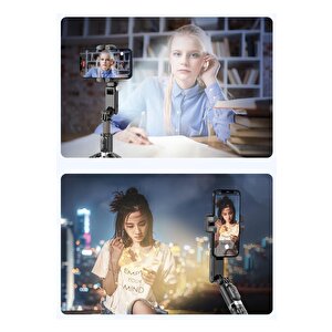 Torima Q18 Siyah Led Işıklı Kumandalı Çok Amaçlı Tripod Selfie Çubuğu
