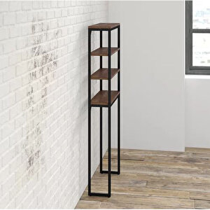 Klozet Üstü Raf Ahşap Banyo Dolabı Metal Ayaklı Organizer