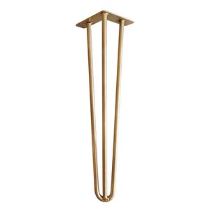 Sehpa Ayakları Ve Mobilya Ayakları İçin Metal Gold Firkete Takımı 35 Cm