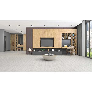 Sunex Laminat Parke Gri Ceviz 8mm + 6cm Süpürgelik + 3mm Kapron Takım