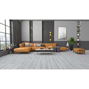 Sunex Laminat Parke Gri Meşe 8mm + 6cm Süpürgelik + 3mm Kapron Takım