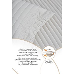 %100 Pamuk Yatak Örtüsü ( Pike ) Takımı Çift Kişilik Kapitone Çizgili Günlük Yıkanabilir Judy