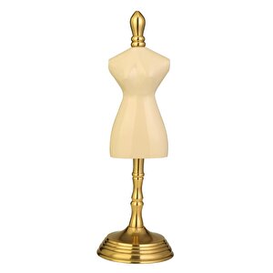 Vitale Gold Beyaz Dilsiz Uşak Dekor 9*12*36 Cm Ak.iv0243