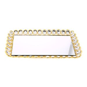 Vitale Nila Gold Dekoratif Tepsi Ak.hq0012
