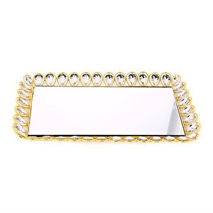 Vitale Nila Gold Dekoratif Tepsi Ak.hq0012