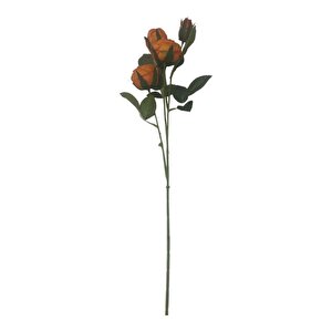 T.concept Dekoratif Yapay Gül Çiçek 60 Cm Turuncu Renk