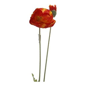 T.concept Dekoratif Yapay Büyük Gelincik Çiçek Kırmızı Renk 105 Cm
