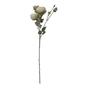 T.concept Dekoratif Yapay Gül Çiçek 65 Cm Beyaz Renk