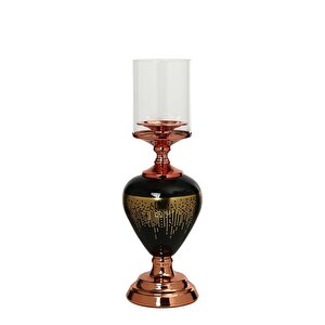 Amber Bronz Şamdan 41 Cm Ak.je0006