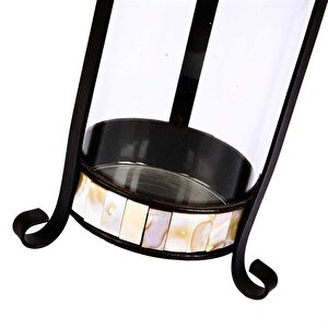 Lux Dekoratif Sedefli Mumluk 13x30 Cm Ak.gb0013