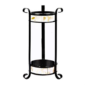 Lux Dekoratif Sedefli Mumluk 13x23 Cm Ak.gb0014