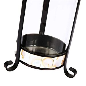 Lux Dekoratif Sedefli Mumluk 13x23 Cm Ak.gb0014