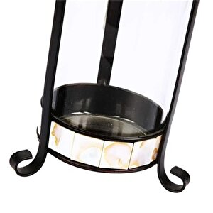 Vitale Lux Dekoratif Sedefli Mumluk 13x23 Cm Ak.gb0014