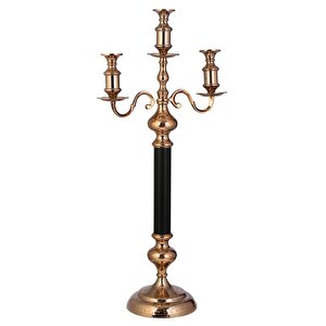 Andre 3'lü Bakır Şamdan 99 Cm Ak.ir0276