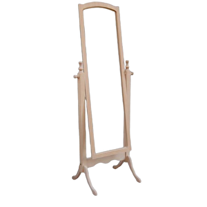 Ayna 13618 Boy Oval Dikdörtgen Ahşap Kayın Ve Mdf Natüre Ham Ürün El Yapım