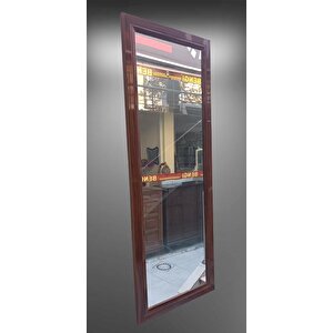 Boy 90021 Ayna Mdf Çerçeve 1 Sınıf Ayna Parlak Ceviz Boya Kutuda Sevk El Yapım