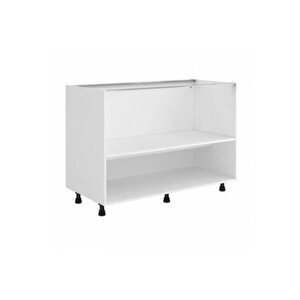 Ate Mutfak Alt Modül 100 Cm Beyaz- Tezgah Dahi
