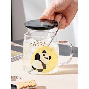 Sevimli Panda Cam Kupa, 9x8