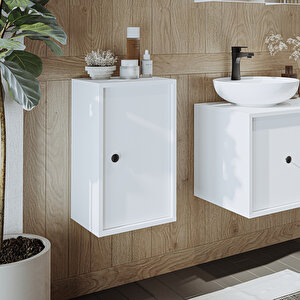 Roomart Banyo Dolabı Mat Mdf 60 X 35 Cm Banyo Boy Dolabı