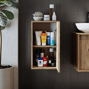 Banyo Dolabı Mat Mdf 60 X 35 Cm Banyo Boy Dolabı Atlantik Çam