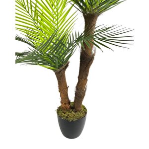 Yapay Ağaç 2 Dal 100cm Areka Palmiye Ağacı Areka 2katlı Salon Çiçeği Yapay Çiçek
