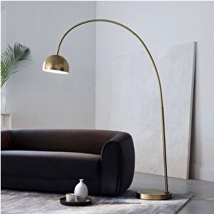 Retro Metal Dekoratif Eskitme Rustik Mafsallı C Kol Köşe Lambası Lambader Başlık Çap:40 Cm