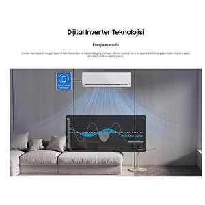 Samsung Ar35 Silver Ar12txhqasi/sk A++ 12000 Btu Inverter Duvar Tipi Klima