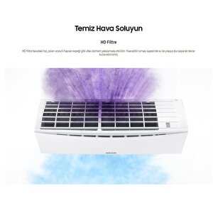 Samsung Ar35 Silver Ar12txhqasi/sk A++ 12000 Btu Inverter Duvar Tipi Klima