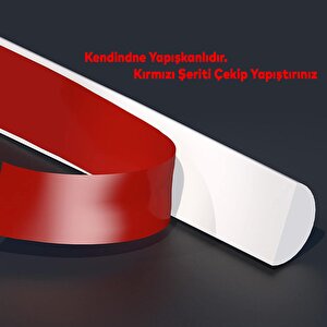 Su Bariyeri Kapı Altı Sızdırmaz Su Tutucu Yapışkanlı Silikon Bant İzolasyon Yalıtım Bandı (2 Metre)