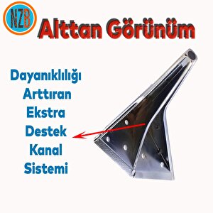 Mobilya Oturma Yükseltici Kanepe Sehpa Tv Ünite Koltuk Ayağı Baza Ayakları Füme 16 Cm