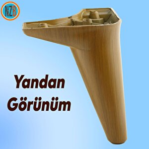 Mobilya Tv Ünitesi Çekyat Koltuk Kanepe Destek Ayağı 15 Cm Ceviz Baza Ayak M8 Destek 6'lı Set