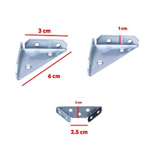 Çok Amaçlı Köşe Birleştirme Aparatı Metal Pvc Ahşap Çerçeve Tablo Sineklik Montaj 4 Adet Köşe Gönye