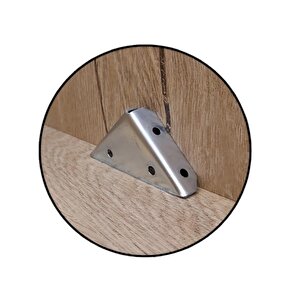 Çok Amaçlı Köşe Birleştirme Aparatı Metal Pvc Ahşap Çerçeve Tablo Sineklik Montaj 4 Adet Köşe Gönye