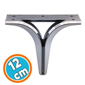 Mobilya Kanepe Sehpa Tv Ünitesi Çekyat Oturma Grubu Koltuk Ayağı Baza Ayak Füme 12 Cm