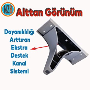 Mobilya Kanepe Sehpa Tv Ünitesi Çekyat Oturma Grubu Koltuk Ayağı Baza Ayak Füme 12 Cm