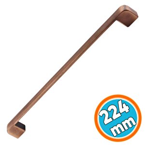 Mobilya Mutfak Dolabı Çekmece Dolap Kapak Kulpu Kulbu Antik Bakır 224 Mm Oval Metal Kulp