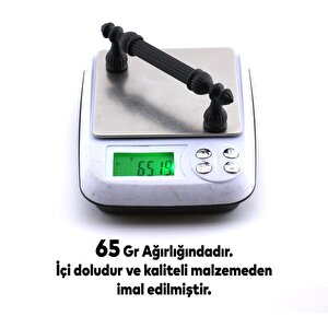 Mobilya Kulp Mutfak Dolabı Çekmece Dolap Kulpları Kapak Kulpu Kulbu Siyah 96 Mm Metal