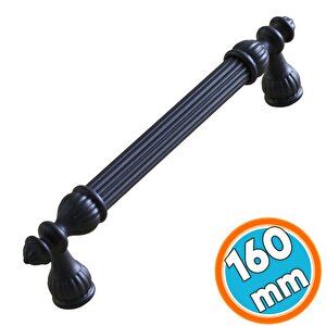 Mobilya Kulp Mutfak Dolabı Çekmece Dolap Kulpları Kapak Kulpu Kulbu Siyah 160 Mm Metal