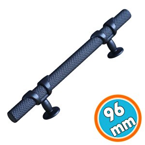 Metal Kulp Mobilya Çekmece Mutfak Kapak Dolap Kulpları Dolabı Kulbu Kulpu 96 Mm Mat Siyah