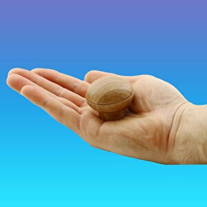 Düğme Kulp Mobilya Dolap Çekmece Kulpu Kulbu Plastik Kahverengi Ceviz Tek Vidalı Kulp